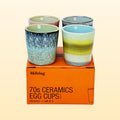 HKliving 70s ceramics eierdopjes Vibrance